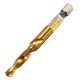 M3-M10 Titanium Coated Deburr Countersink Drill Bit Screw Thread Metric Tap 6pcs