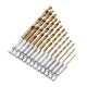 DB-T2 1.5-6.5mm  Titanium Coated 1/4 Inch Hex Shank Twist Drill Bit Set  13pcs 