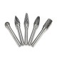 6mm Shank Tungsten Carbide Burr Rotary Cutter file Set Engraving Tool 5pcs 