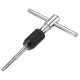 M3-M8 Tap Drill Set T Handle Ratchet Tap Wrench Machinist Tool With Screw Tap Hand 6pcs 