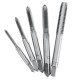 M3-M8 Tap Drill Set T Handle Ratchet Tap Wrench Machinist Tool With Screw Tap Hand 6pcs 