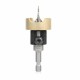 Carbide Tipped Woodworking Countersink Drill Bit with Adjustable Depth Stop No Thrust Ball Bearing 82 Degree 