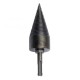 1Pc Socoje 32/42mm  Round/Square/Hexagonal Shank Firewood Drill Bit Splitter Wood Split Cone Drill Bit For Tree Cutting