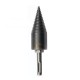 1Pc Socoje 32/42mm  Round/Square/Hexagonal Shank Firewood Drill Bit Splitter Wood Split Cone Drill Bit For Tree Cutting