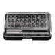 31PCS Drill Bits Set with PH PZ SL H T Sizes and 60mm Extension Rod in Durable Plastic Case Versatile Heavy-Duty and Ideal