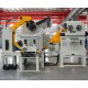 3 In 1 Servo Feeder Metal Coil Uncoiler Automatic Hydraulic Leveling Feeding Punching Production Line With