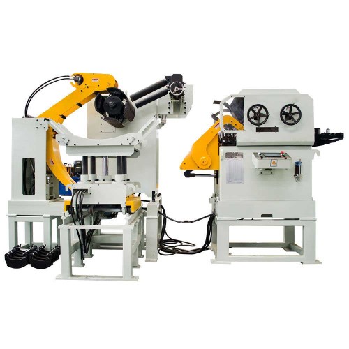 Aluminum coil decoiler flattening and nc servo feeder 3 in 1 coil slitting machine