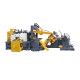 Hydraulic decoiler and metal straightening nc servo feeder 3 in 1 machinery