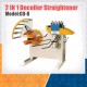 Hydraulicmanual metal steel decoiler straightener 2 in 1 steel decoiler machine