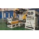 Steel automatic mandrel decoiler servo roll feeder system leveler and uncoiling feeding machine