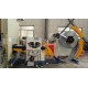 Steel automatic mandrel decoiler servo roll feeder system leveler and uncoiling feeding machine