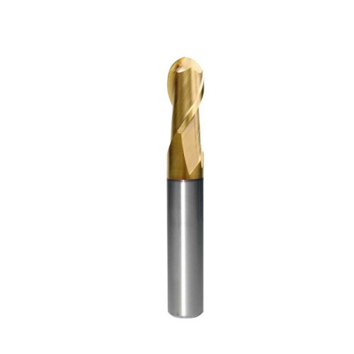 1.5mm 0.75R, 2 Flute, Socoje Ball End Mill, Ball Nose, Short, Solid Carbide, HRC45, Helix Angle 30° 1pc