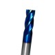 1.5mm, 1/16&quot;, 4 Flute, Socoje Solid Carbide End Mill, Hardened Material, NB, HRC65, 35°, Made In China