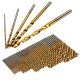 High Speed Steel Drill Bit Straight Shank Twist Drill Bit Tool Set 10*1mm+10*1.5mm+10*2mm+10*2.5mm+10*3mm