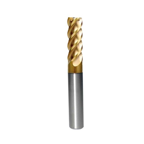 Socoje 10mm, 3/8&quot;, 4 Flute, End Mill, Medium Heavy Duty Operation, High lube Ti Si, Made In China 1pc