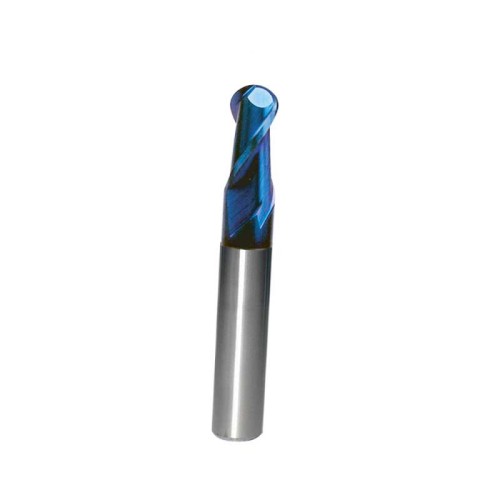 Socoje 10mm 5R, Ball End Mill, 2 Flute, Short Solid Carbide, HRC65, 3/8&quot; Shank, Made In China 1pc