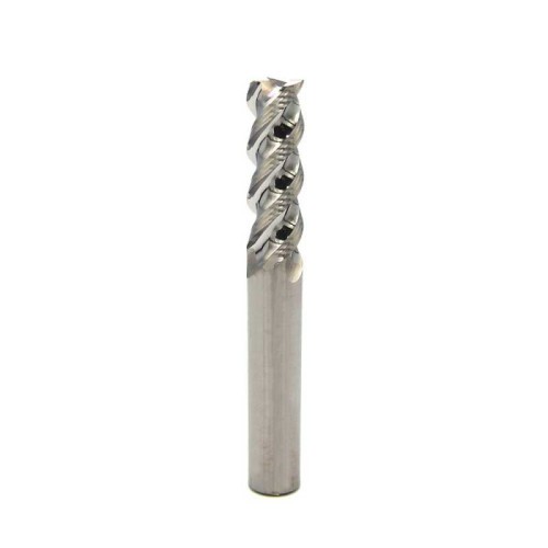 16mm, 5/8", 3 Flute, Solid Carbide End Mill, For Aluminum Alloy, H6, 50°, Made In China