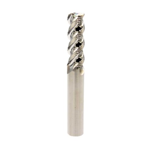 2mm 0.5R, Corner Radius End Mill, 3 Flute, Aluminum Alloy, 3/16" Shank, Made In China