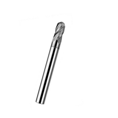 3/8" Diam. 4 Flute, Solid Carbide Ball Nose End Mill, R5 1pc