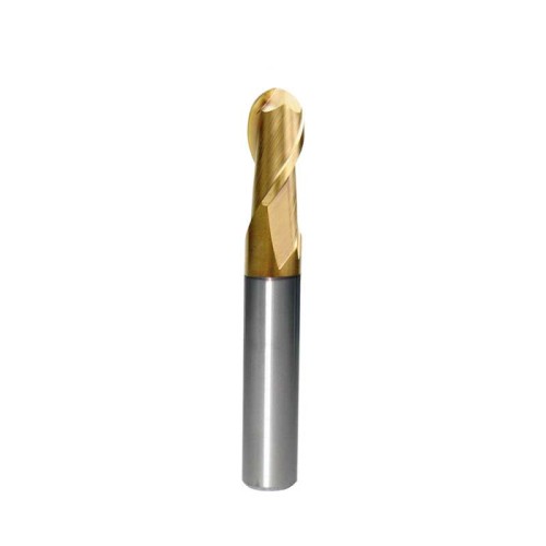 3mm 1.5R, 2 Flute, Ball End Mill, Ball Nose, Short, Solid Carbide, HRC45, Helix Angle 30°, Made In China