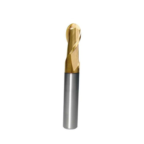 4mm 2R, 2 Flute, Ball End Mill, Ball Nose, Short, Solid Carbide, HRC45, Helix Angle 30°, Made In China