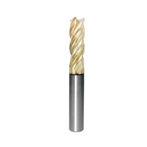 4mm Solid Carbide ERVD End Mill, 4 Flute, 1/4 inch Shank, 7/16 inch Flute(L)  Made In China