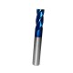 6mm, 1/4 inch, 4 Flute, Solid Carbide End Mill, Hardened Material, NB, HRC65, 35°, Made In China