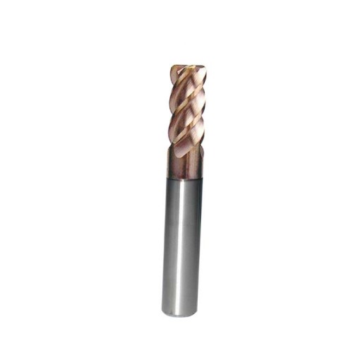 8mm Corner Radius End Mill 4 Flute 0.5R , TXM Coated, HRC45, 5/16 inch Shank, Made In China