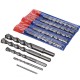 Triangular Handle Tungsten Alloy Twist Drill Bits For Pistol Percussion Woodworking Tools