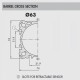 120 A 63 0150 XP Socoje Pneumatic Cilinder ISO 15552 Series “A“ (3/8“) 1pc