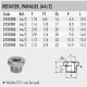 2151003 Socoje Fitting 3/8inch x 1/4inch Reducer, Parallel (A4/Z) Adapter 1pc