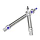 Adjustable Stroke Buffer Components Mini Stainless Steel Pneumatic Cylinder With Magnetic