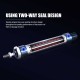 air cylinder actuator MAL Mini adjustable stroke pneumatic cylinder for small spring making machine