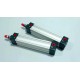 Factory Outlet 80mm Aluminum Alloy Double Acting Sc Series Pneumatic Air Cylinders 2Pcs