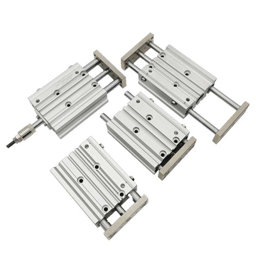 Factory Outlet Hard Oxidation Pure Aluminum Material Engine Three-Rod Pneumatic Cylinders