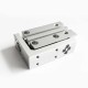 MXH10/HLH series aluminium alloy double acting compact sliding table pneumatic cylinder SMC type