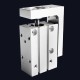 MXH10/HLH series aluminium alloy double acting compact sliding table pneumatic cylinder SMC type