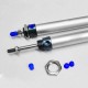 MAL 20mm Bore 25-500 Stoke Single Rod Double Action Aluminum Alloy Small Spring Pneumatic Air Cylinder