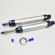 MAL25X25  MAL25X50 MAL25X75 MAL25X100  MAL25X125 MAL25X200  MALD MALJ Aluminum alloy mini pneumatic cylinder