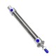 Professional Manufacturer 1.0Mpa Two-way Sealing Mini Stainless Steel Pneumatic Cylinder With 1 Year Warranty