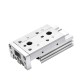 MXS Series Aluminum Pneumatic Air Cylinder With High Precision Piston Rod Smooth For Punching