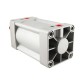 SI Series Double Acting  Silver Aluminum Alloy  Pneumatic Air Standard Pneumatic Cylinder