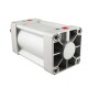 SI Series Stable Performance Silver Aluminum Alloy Air Standard Pneumatic Cylinder 10 units