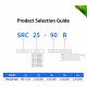 SRC/ACK Rotary Cylinder for 90-Degree Rotation and Clamping of Machine Tool Fixture