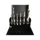 6Pcs Machine Use Metric M3 M10  Combination Combined Drill and Taps Bit Set in Metal Box