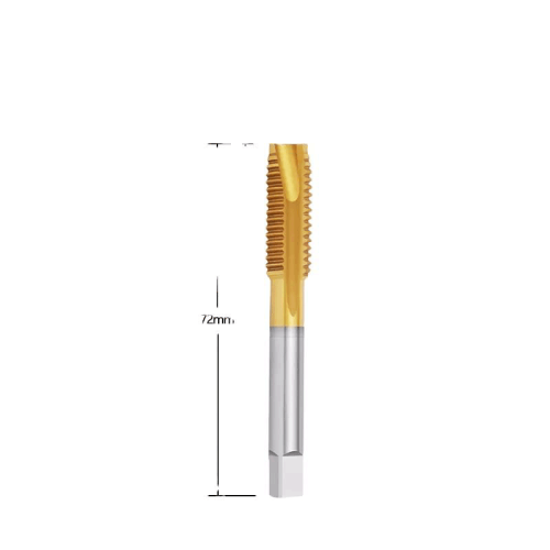 High Quality  M10*1.5mm Taps Machine Titanium Tap Tin Coated Spiral Point Taps