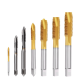 High Quality  M4*0.7mm Taps Machine Titanium Tap Tin Coated Spiral Point Taps