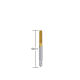 High Quality  M4*0.7mm Taps Machine Titanium Tap Tin Coated Spiral Point Taps