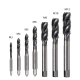 M4*0.7mm screw spiral flute groove screw tap of square thread metric plug hand drill set