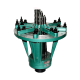 High Efficiency 2 - 6 Axis Universal Circle Multi Spindle Head for Driller